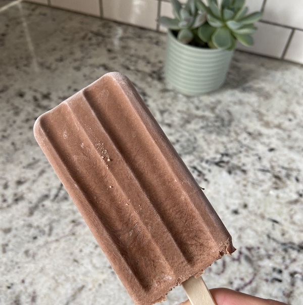 healthy homemade fudgesicles