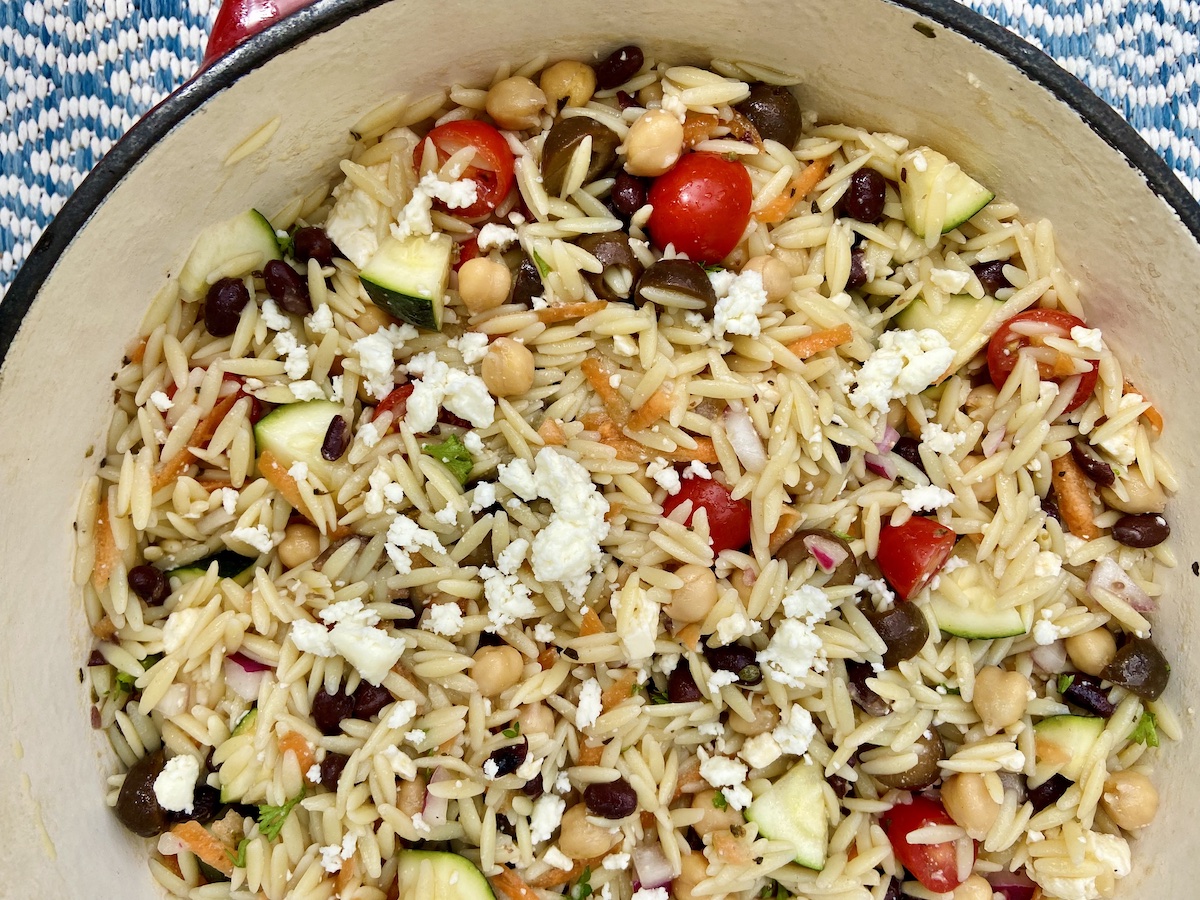 summer orzo salad