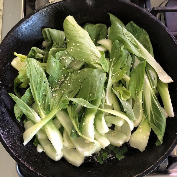 how to cook boy Choy on stove
